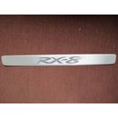 Mazda RX-8 Emblem Schriftzug Aluminium gebürstet / hochglanz Schrift 35 x 3 cm