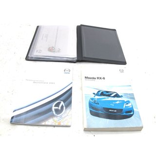 Mazda RX-8 Bordmappe, Bordbuch, Betriebsanleitung, Bedienungsanleitung, Händler