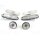 Mazda MX-5 NA NB Blinker Blende Reflektor Stoßstange Set weiß