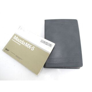 Mazda MX-5 NA Betriebsanleitung Bordbuch Mappe Bedienungsanleitung