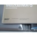 Mazda MX-5 NA Betriebsanleitung Bordbuch Mappe Bedienungsanleitung